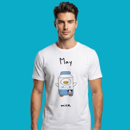 May Cute Milk Duck Kawaii Animal Tee