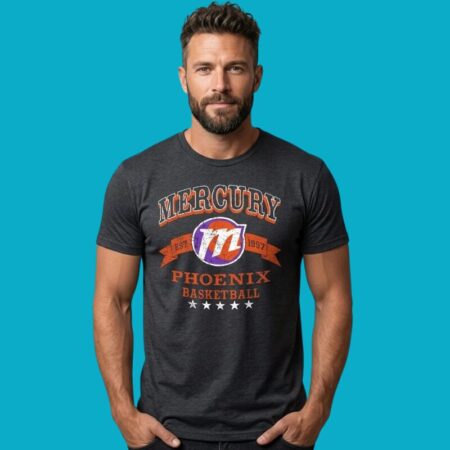 Mercury Est 1997 Phoenix Basketball WNBA Team Tee
