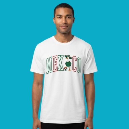Mexico Duck Soccer 2026 World Cup Mexican Football T-Shirt