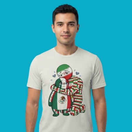 Mexico & Iran Countryballs Hugging Polandball T-Shirt