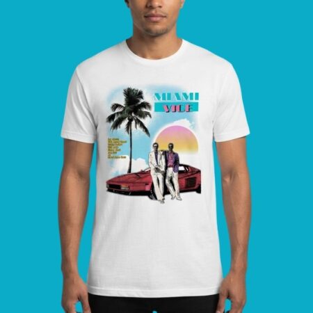 Miami Vice Cast Don Johnson Philip Michael Thomas Shirt