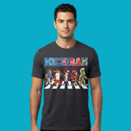 Michigan Sports Lions Tigers Pistons Red Wings Spartans Abbey Road Shirt