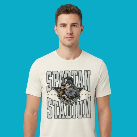 Michigan State Spartan Stadium Vintage Shirt