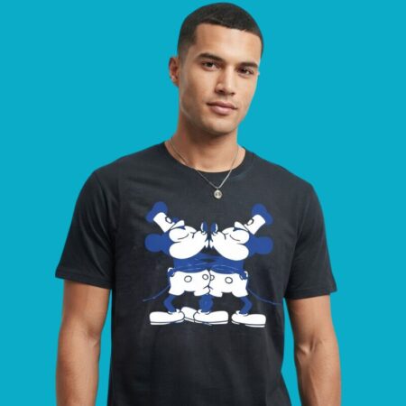 Mickey Mouse Kissing Disney Cartoon Shirt