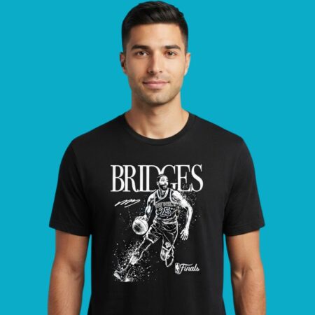 Mikal Bridges New York Knicks 25 NBA Finals Signature Shirt
