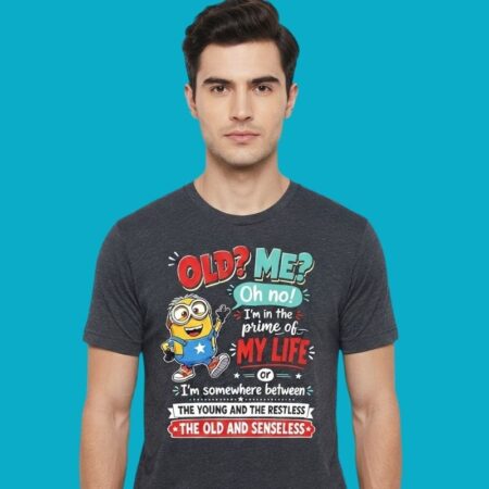 Minions Prime Of My Life Old Me Funny Tee