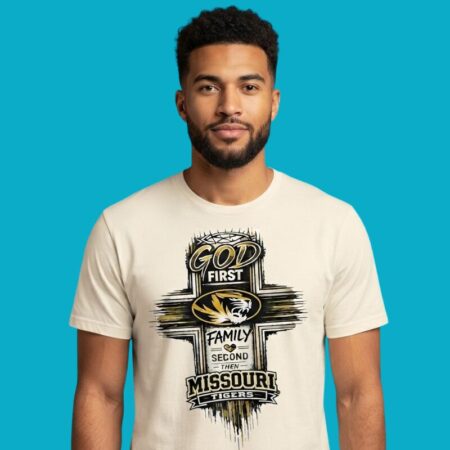 Missouri Tigers God First Family Shirt
