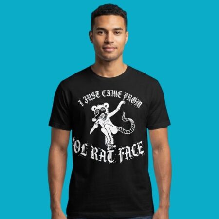Mouse I Just Came From Ol Rac Face Style Doodle Shirt