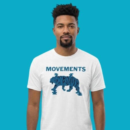 Movements Blue Tiger Alternative Rock Shirt