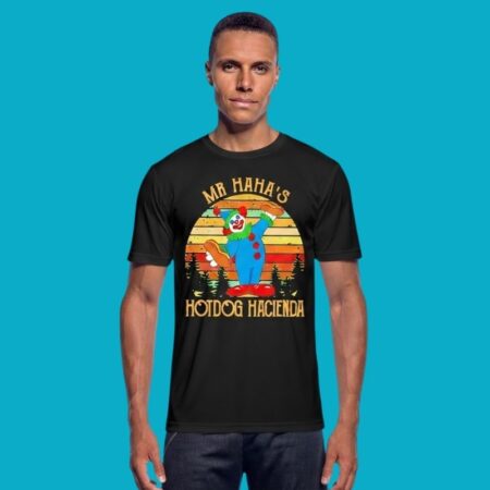 Mr Hahas Hotdog Hacienda Clown Graphic T-Shirt