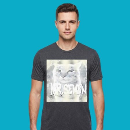 Mr. Semen Cat Funny Internet Meme Tee