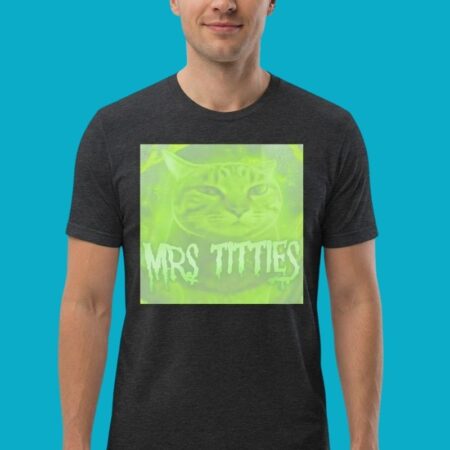 Mrs. Titties Cat Humor Tee