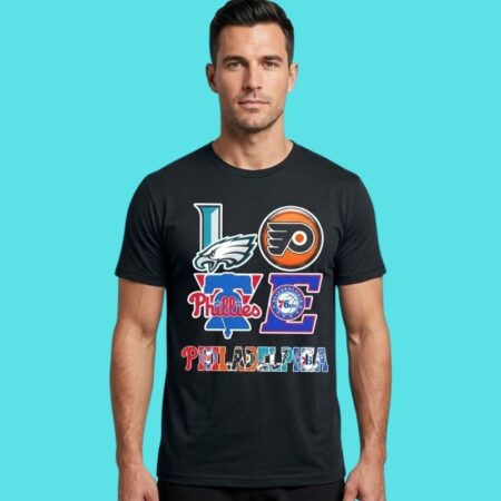 Multi Sport Pride Heart Graphic Tee
