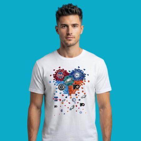 Multi Sports Team United Heart Graphic Tee