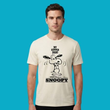 My Supper Dish Snoopy Peanuts Charlie Brown T-Shirt