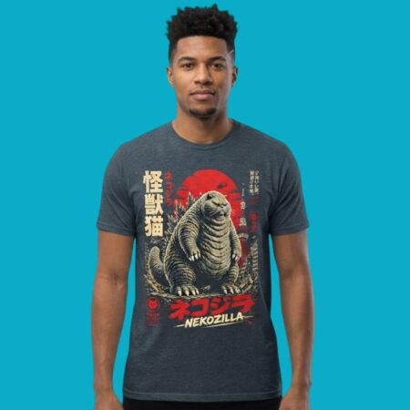 Nekozilla Cute Face Destructive Instinct Shirt