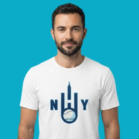 New York City Baseball Skyline Logo NYC Shirt