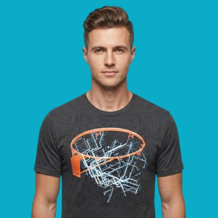 New York City Subway Map Basketball Hoop Shirt