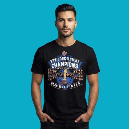 New York Knicks 2026 NBA Finals Champions Bracket Shirt