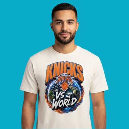 New York Knicks Versus The World Illustration Shirt