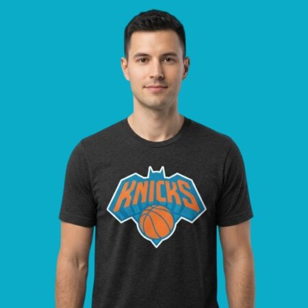 New York Knicks X Batman Logo Shirt