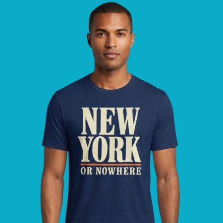 New York Or Nowhere Iconic Typography Tee