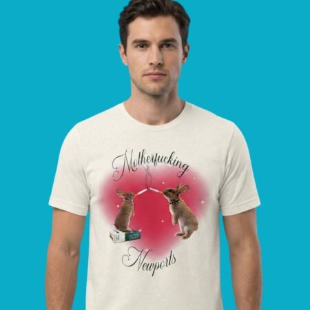 Newports Rabbits Smoking T-Shirt