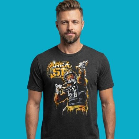 Nick Herbig Steelers Area 51 Football Tee