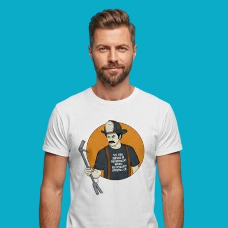Nick Offerman The Fire Service Is Government Work Shirt