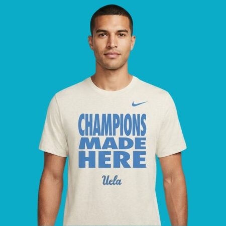 Nike Champions Made Here UCLA NCAA College Sports T-Shirt
