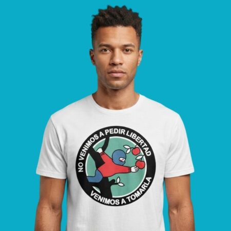 No Venimos A Pedir Libertad Venimos A Tomarla Anarchist Cherry T-Shirt