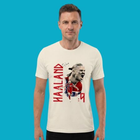 Norway Erling Haaland Autograph Signature Soccer Shirt