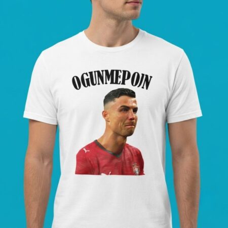 Ogunmepon Cristiano Ronaldo Portugal Crying World Cup Shirt