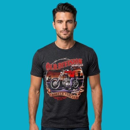Old Division Motorcycle Chopper Forever Bali Shirt
