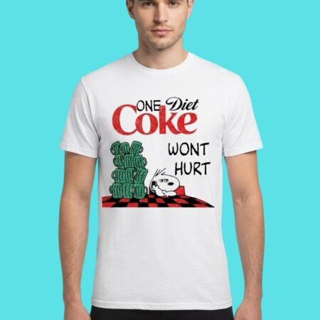 One Diet Coke Won't Hurt Snoopy Graphic Tee