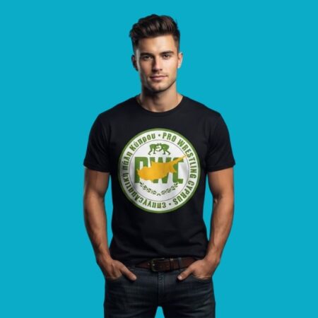 PWC Pro Wrestling Cyprus Combat Sports Emblem T-Shirt