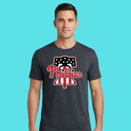 Patriotic Liberty Bell City Baseball Tee