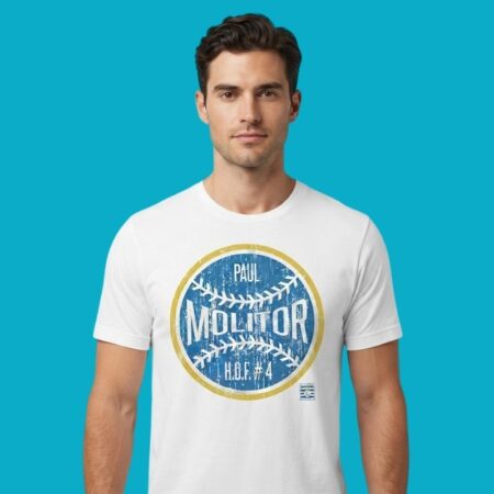 Paul Molitor 4 Milwaukee Brewers Baseball Vintage Shirt