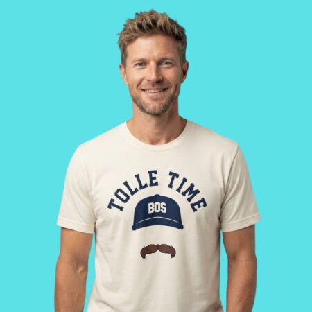 Payton Tolle Boston Baseball Mustache Tee