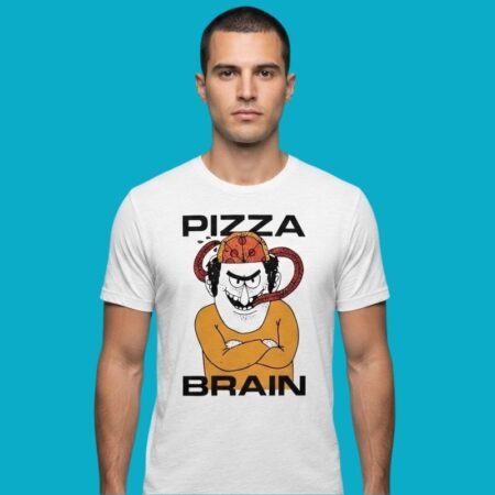 Perry Pizza Brain Cartoon Funny Character Shirt