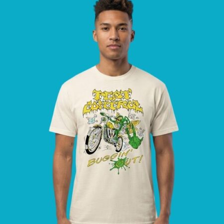 Pest Control Motorcycle Insect Graphic Tee