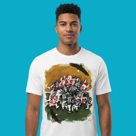 Philadelphia Eagles Tush Push Art Graphic Shirt