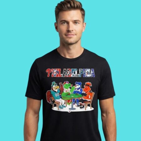 Philadelphia Mascots Poker Night Graphic Tee