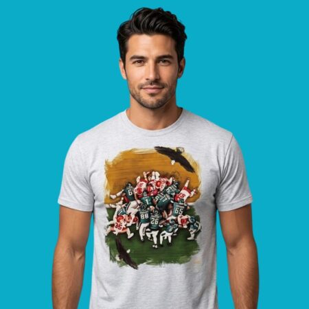 Philly Eagles Tush Push Art