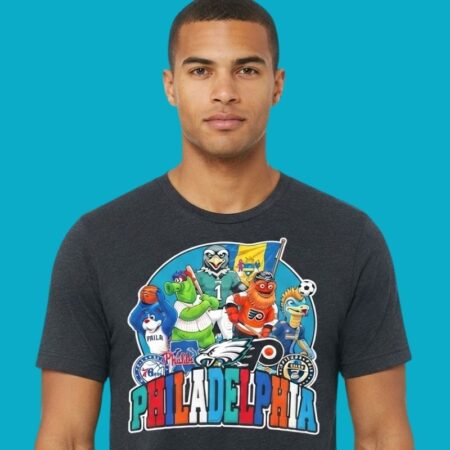 Philly Sports Mascots Ultimate Assembly Tee