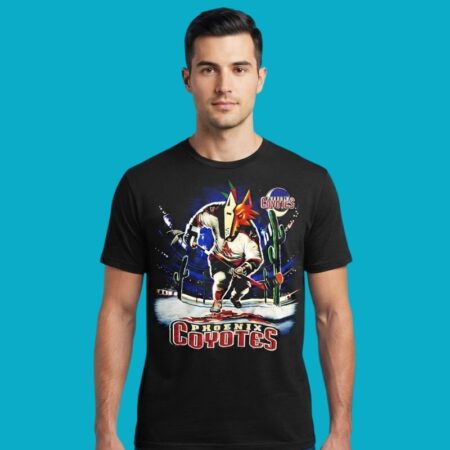 Phoenix Coyotes Mascot Hockey Player NHL T-Shirt