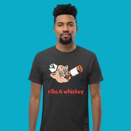 Piggly Wiggly Ribs And Whiskey Graphic Shirt