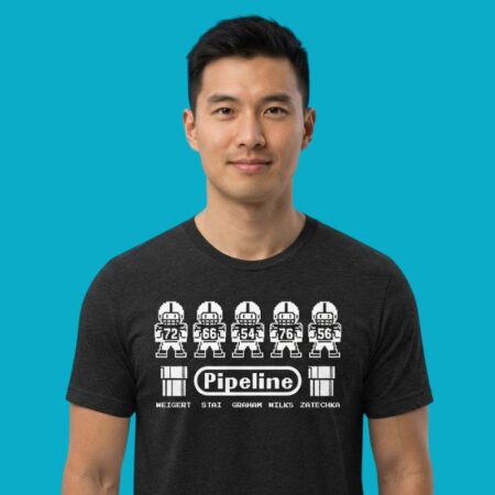 Pipeline 8-Bit Vintage Football Legend Tee
