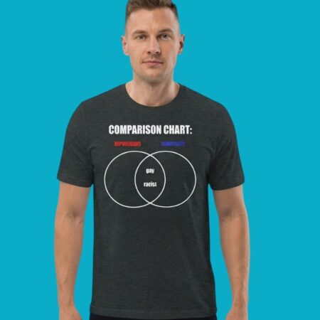 Political Chart Comparison Satire Tee