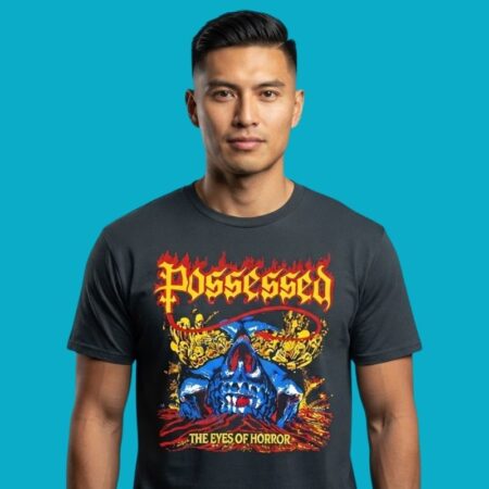 Possessed Eyes Of Horror Death Metal Graphic Tee